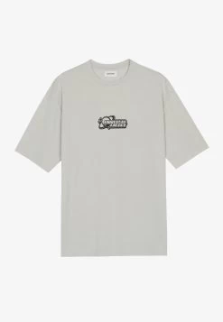 YOURTURN Unisex - T-Shirt Print - Light Grey