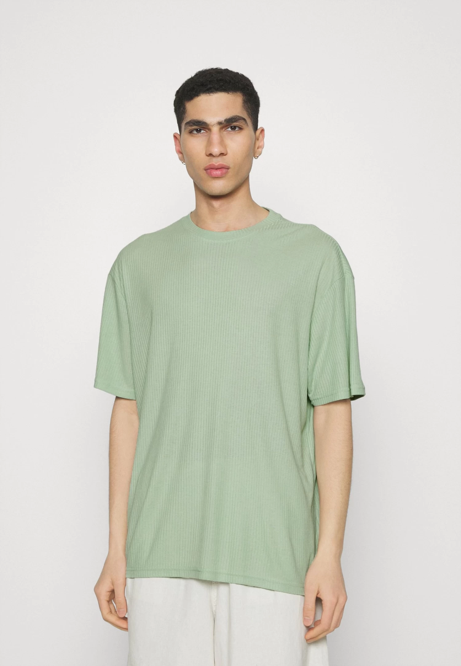 YOURTURN Unisex 2 Pack - T-Shirt Basic - Offwhite/Light Green 2 YOURTURN Unisex 2 Pack - T-Shirt Basic - Offwhite/Light Green - Afbeelding 2