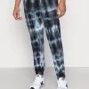 YOURTURN Monochrome Tie Dye Jogger Unisex - Trainingsbroek - Black/Off White