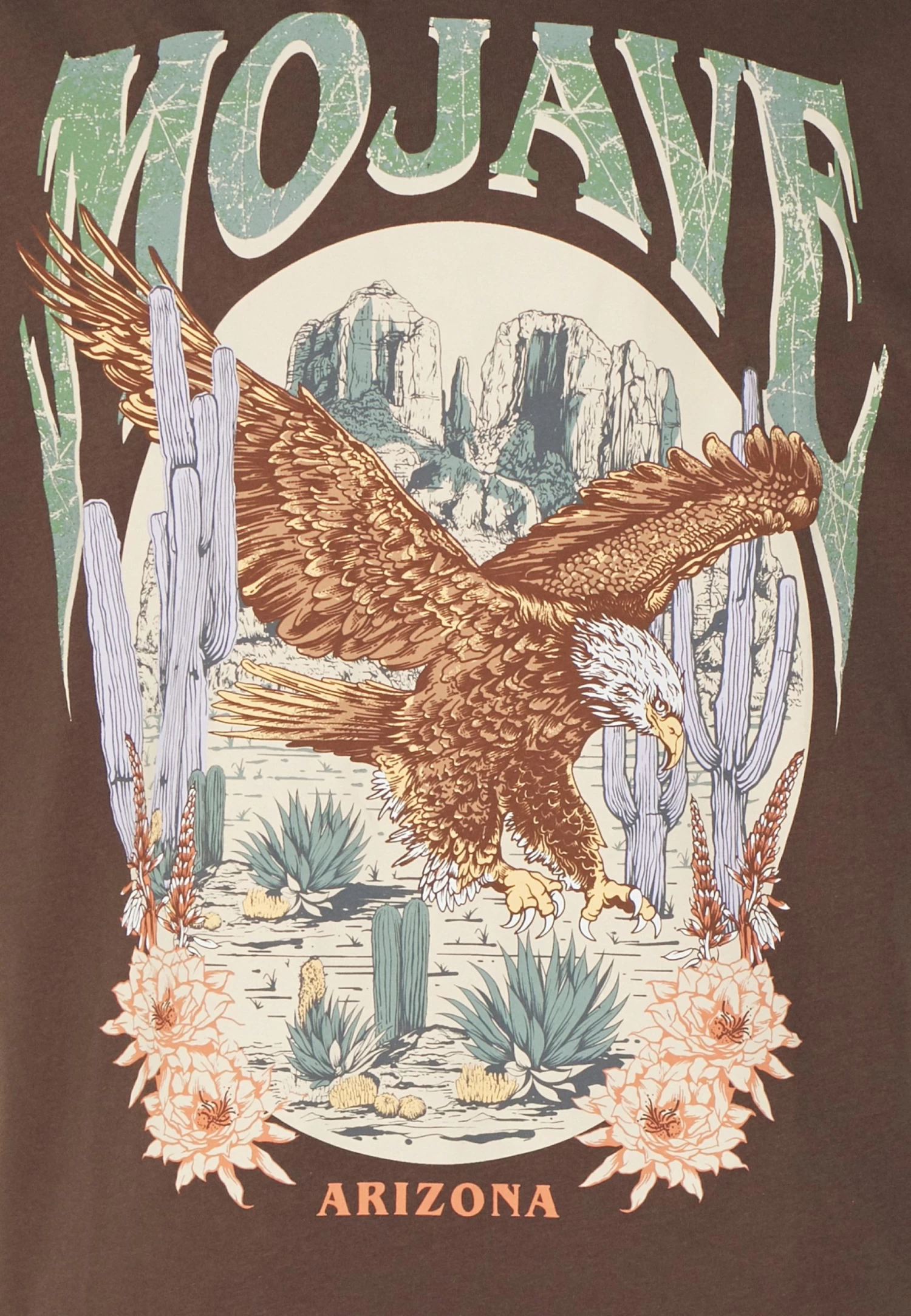 YOURTURN Unisex - T-Shirt Print - Brown 5 YOURTURN Unisex - T-Shirt Print - Brown - Afbeelding 5