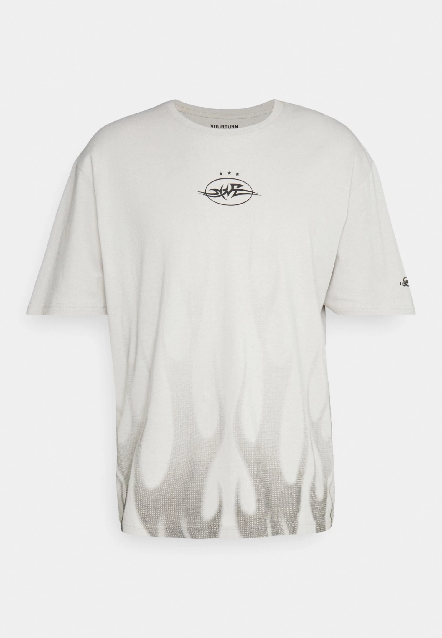 YOURTURN Unisex - T-Shirt Print - Light Grey 5 YOURTURN Unisex - T-Shirt Print - Light Grey - Afbeelding 5