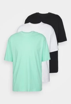 YOURTURN 3Pack Unisex - T-Shirt Basic - White/Mint/Black -Yourturn 233351a62236459a996e1a031bd0d8cd
