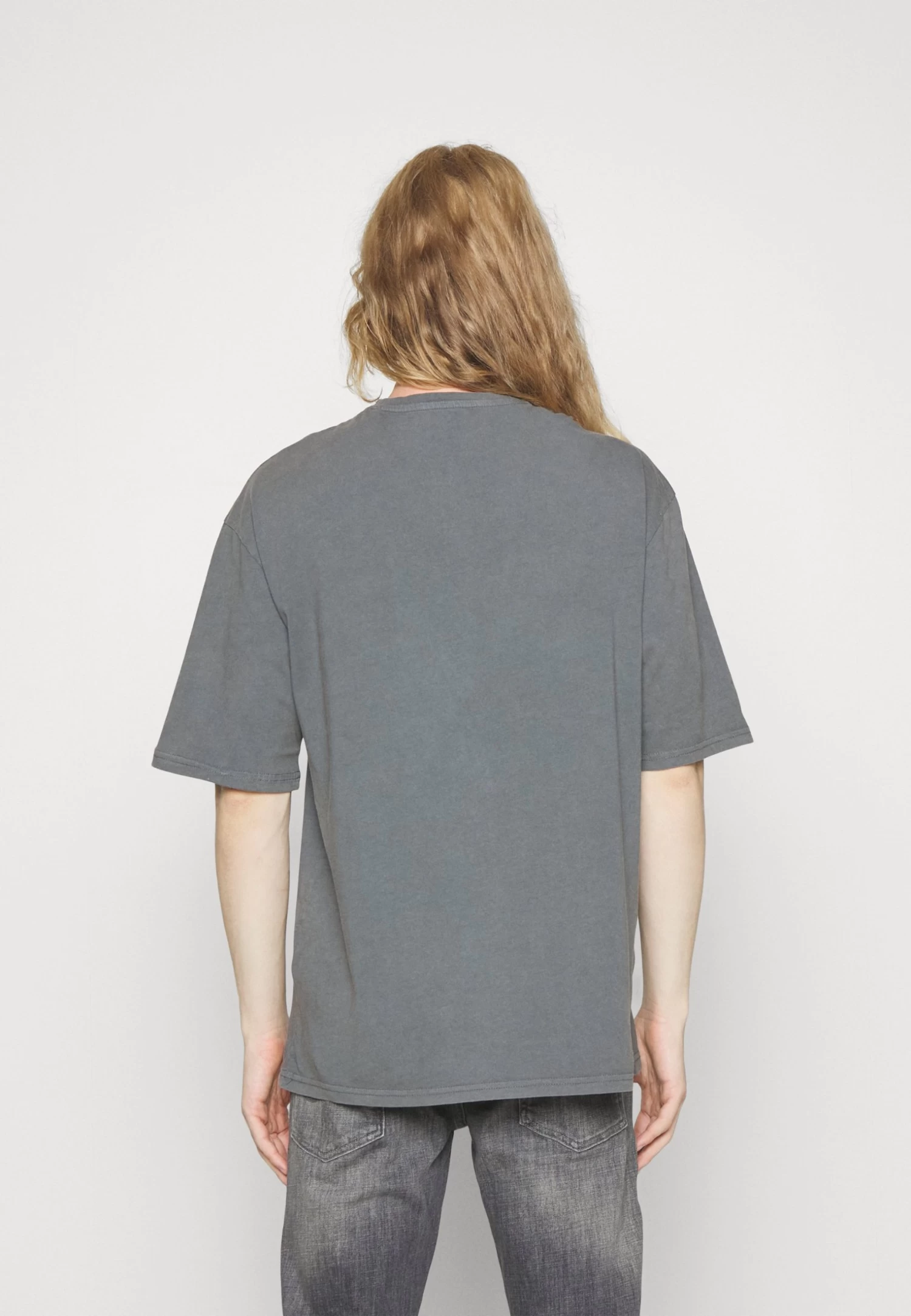 YOURTURN Unisex - T-Shirt Print - Mottled Black 3 YOURTURN Unisex - T-Shirt Print - Mottled Black - Afbeelding 3