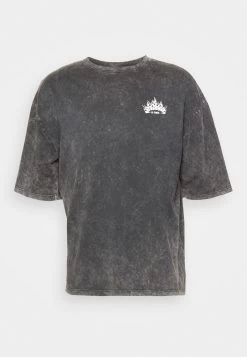 YOURTURN Skull Graphic Tee Unisex - T-Shirt Print - Mottled Black -Yourturn 3341a74bddf74d959dffbf4e41605549