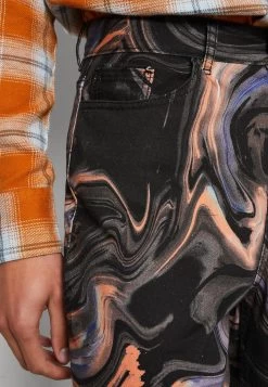 YOURTURN Phluid Unisex - Relaxed Fit Jeans - Black Denim -Yourturn 3661d88e04df46478cab0ff3f53cc34b