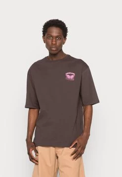 YOURTURN Nostalgia Future Tee Unisex - T-Shirt Print - Brown -Yourturn 36f7e96f8ea14564abd417ba45e7ff27