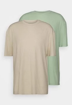 YOURTURN Unisex 2 Pack - T-Shirt Basic - Offwhite/Light Green 10 YOURTURN Unisex 2 Pack - T-Shirt Basic - Offwhite/Light Green -Yourturn 385da18b020f4ae48131c78f1c3ddf07