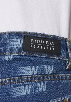 YOURTURN WincentWeiss Unisex - Straight Leg Jeans - Blue Denim 13 YOURTURN WincentWeiss Unisex - Straight Leg Jeans - Blue Denim -Yourturn 3f542d90b7bb43d19b0e6fc183c79b8f