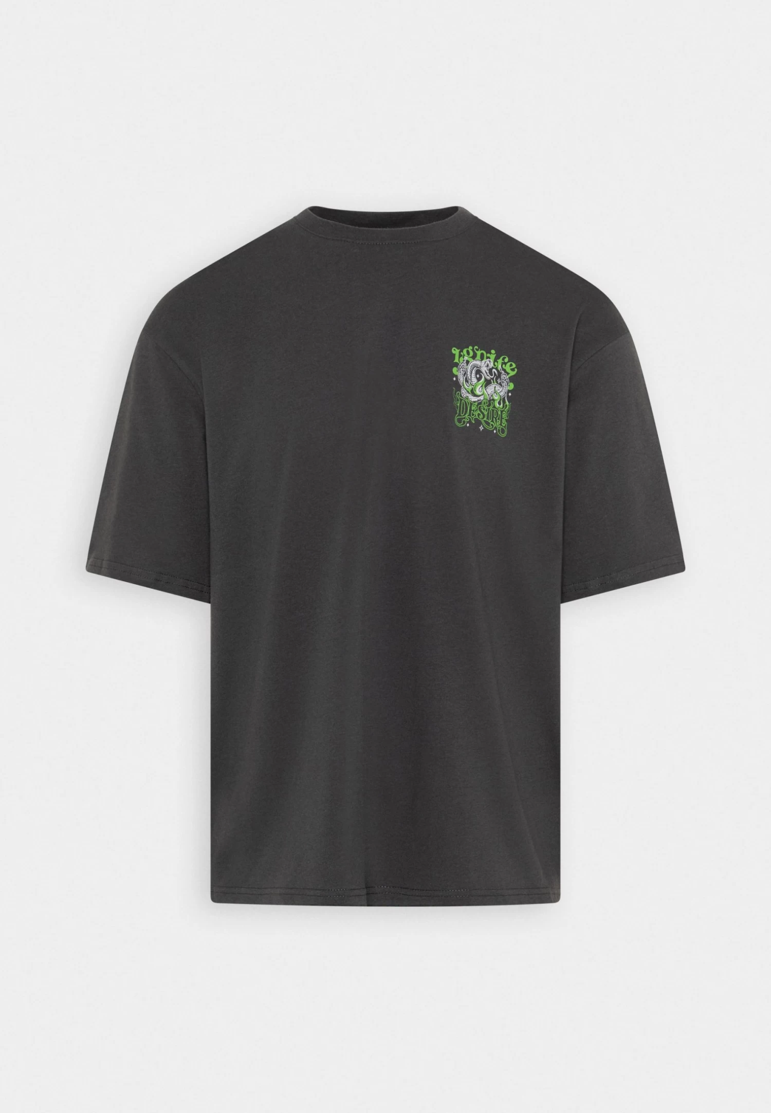 YOURTURN Snake Desire Tee Unisex - T-Shirt Print - Dark Grey 6 YOURTURN Snake Desire Tee Unisex - T-Shirt Print - Dark Grey - Afbeelding 6