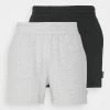 YOURTURN 2 Pack Unisex - Shorts - Black/Grey