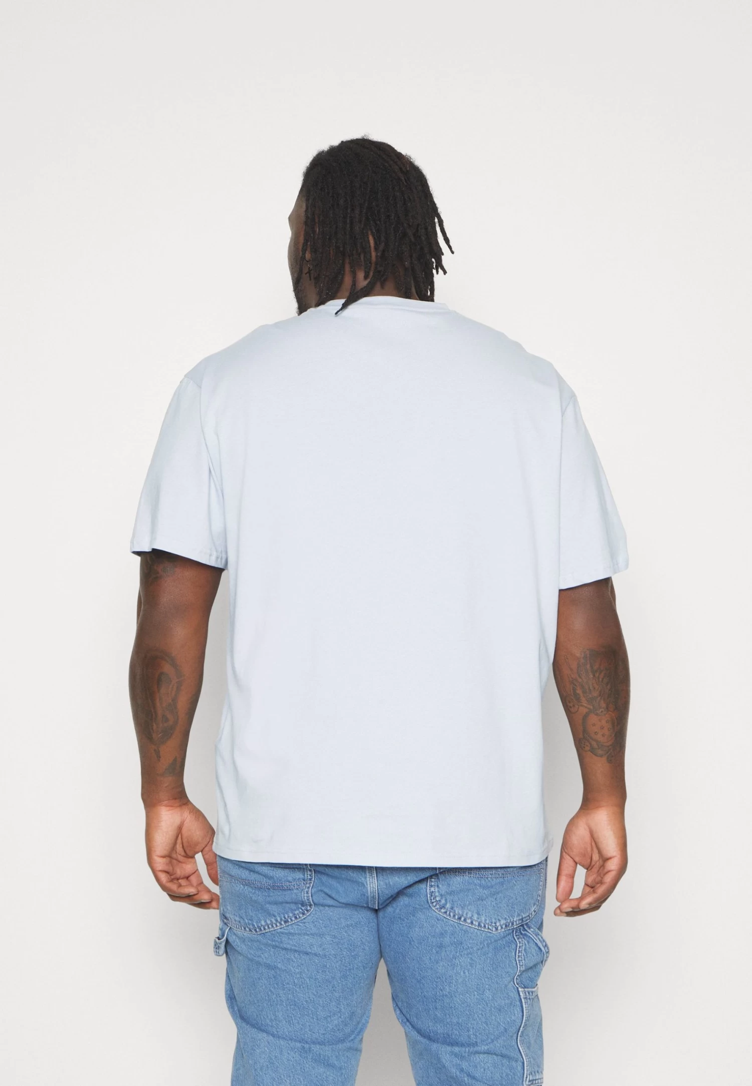 YOURTURN Unisex 2 Pack- T-Shirt Basic - Light Blue/Dark Blue 3 YOURTURN Unisex 2 Pack- T-Shirt Basic - Light Blue/Dark Blue - Afbeelding 3