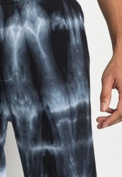 YOURTURN Monochrome Tie Dye Jogger Unisex - Trainingsbroek - Black/Off White -Yourturn 654f19235f8945ed9a79618b7b3b59ae