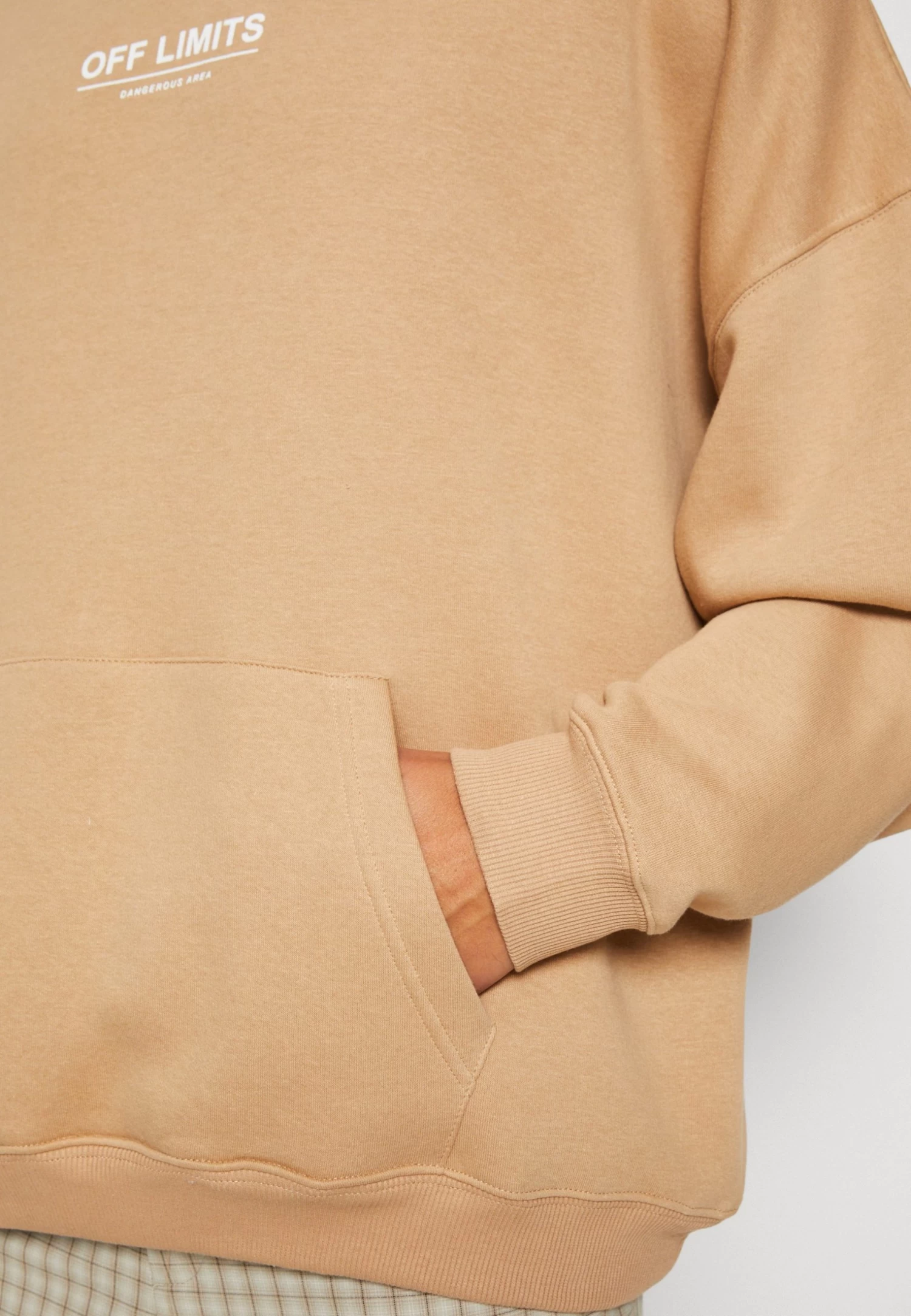 YOURTURN Unisex - Hoodie - Tan 6 YOURTURN Unisex - Hoodie - Tan - Afbeelding 6
