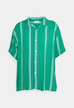 YOURTURN Stripes Boxi - Overhemd - Green -Yourturn 75b31ae9deeb451b8ab25cea64aeb8ea