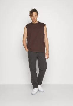 YOURTURN Unisex 2 Pack - Top - Light Grey/Brown