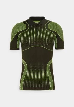 YOURTURN Unisex - Poloshirt - Black/Green -Yourturn 8171098e63af4d089f603c2f968dcf94