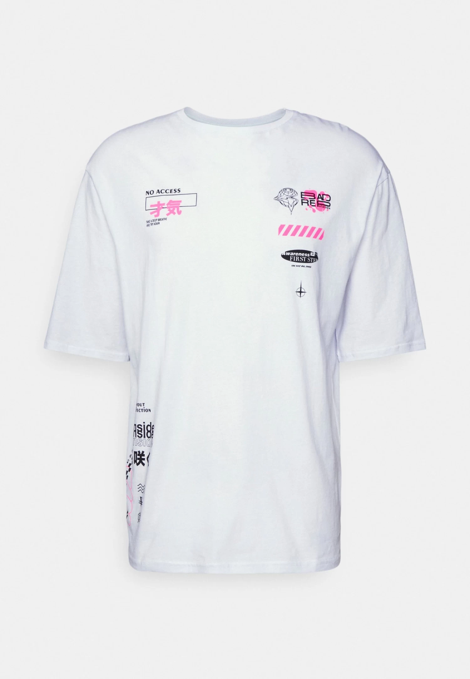 YOURTURN Unisex - T-Shirt Print - White 5 YOURTURN Unisex - T-Shirt Print - White - Afbeelding 5