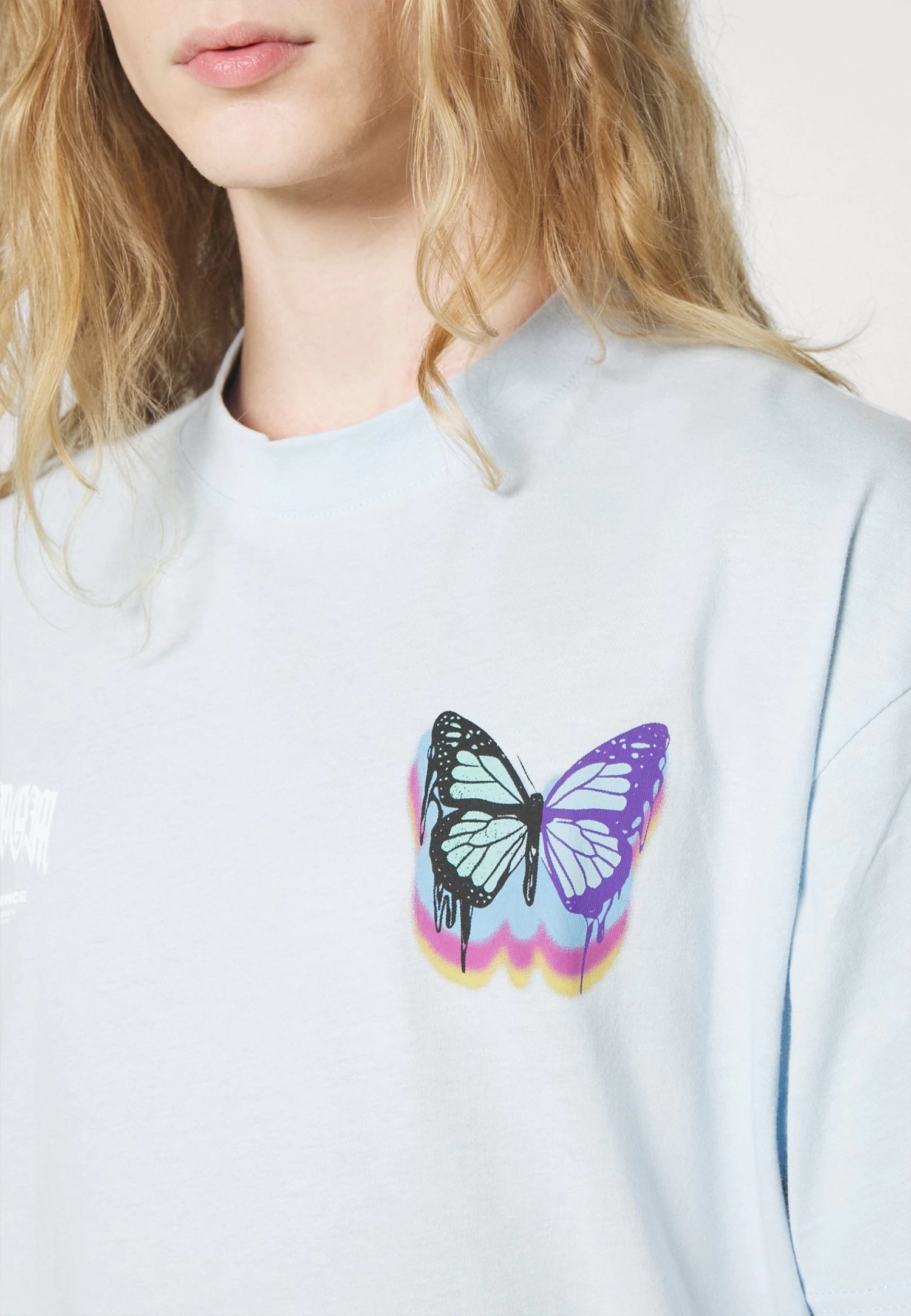 YOURTURN Unisex - T-Shirt Print - Light Blue 6 YOURTURN Unisex - T-Shirt Print - Light Blue - Afbeelding 6