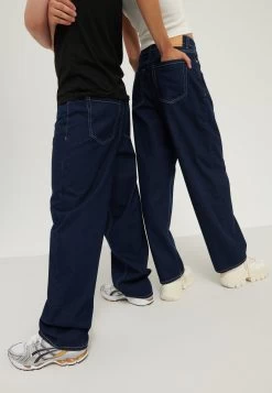 YOURTURN Unisex - Relaxed Fit Jeans - Rinsed Denim -Yourturn 8c9995c47b1f4716ab2a82a9384e7050