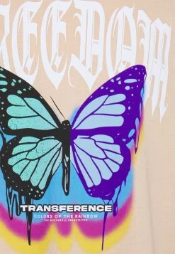 YOURTURN Unisex - T-Shirt Print - Tan 5 YOURTURN Unisex - T-Shirt Print - Tan -Yourturn 8d497b52e0b54150a15870bfd93a2a5a