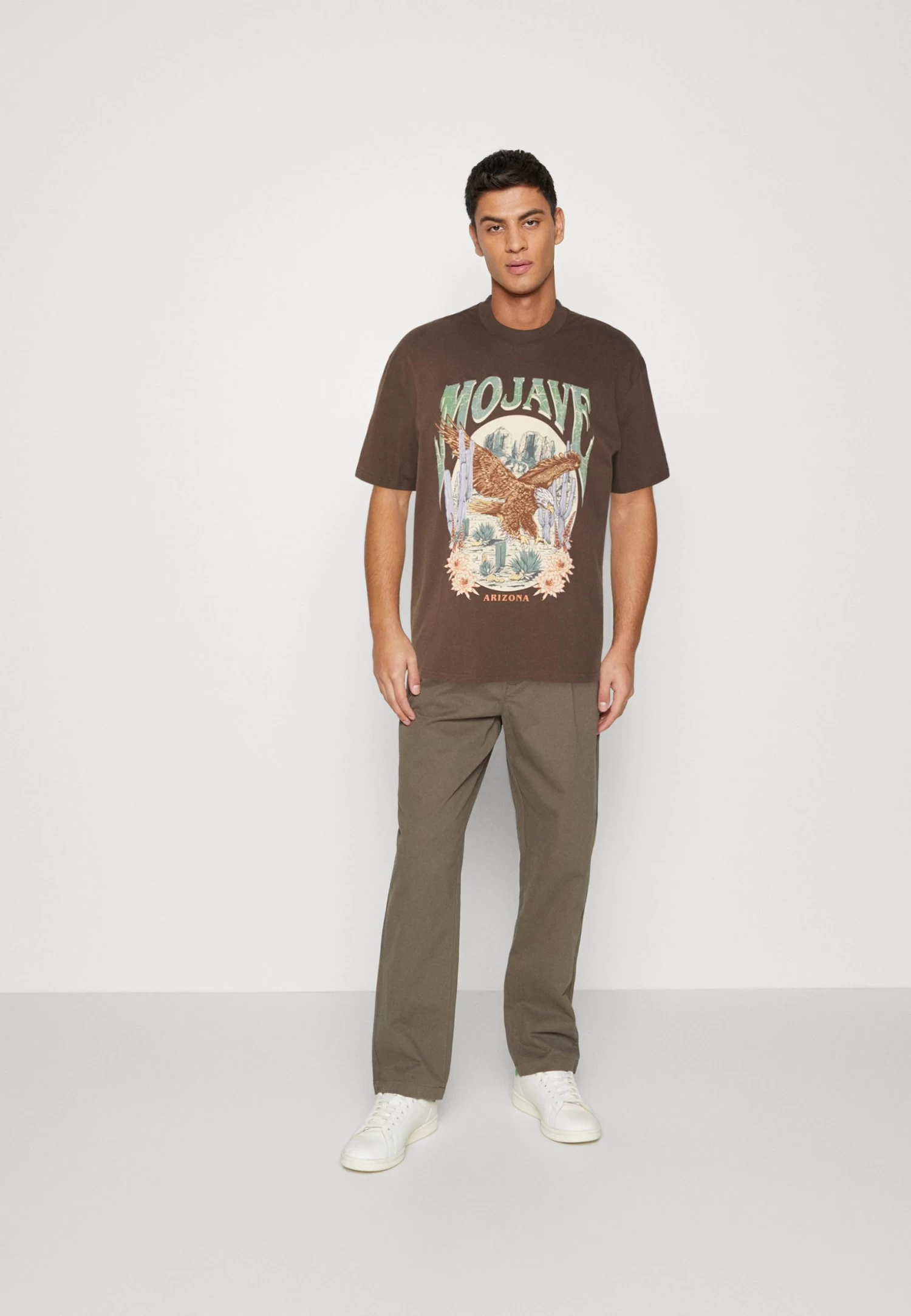 YOURTURN Unisex - T-Shirt Print - Brown 2 YOURTURN Unisex - T-Shirt Print - Brown - Afbeelding 2