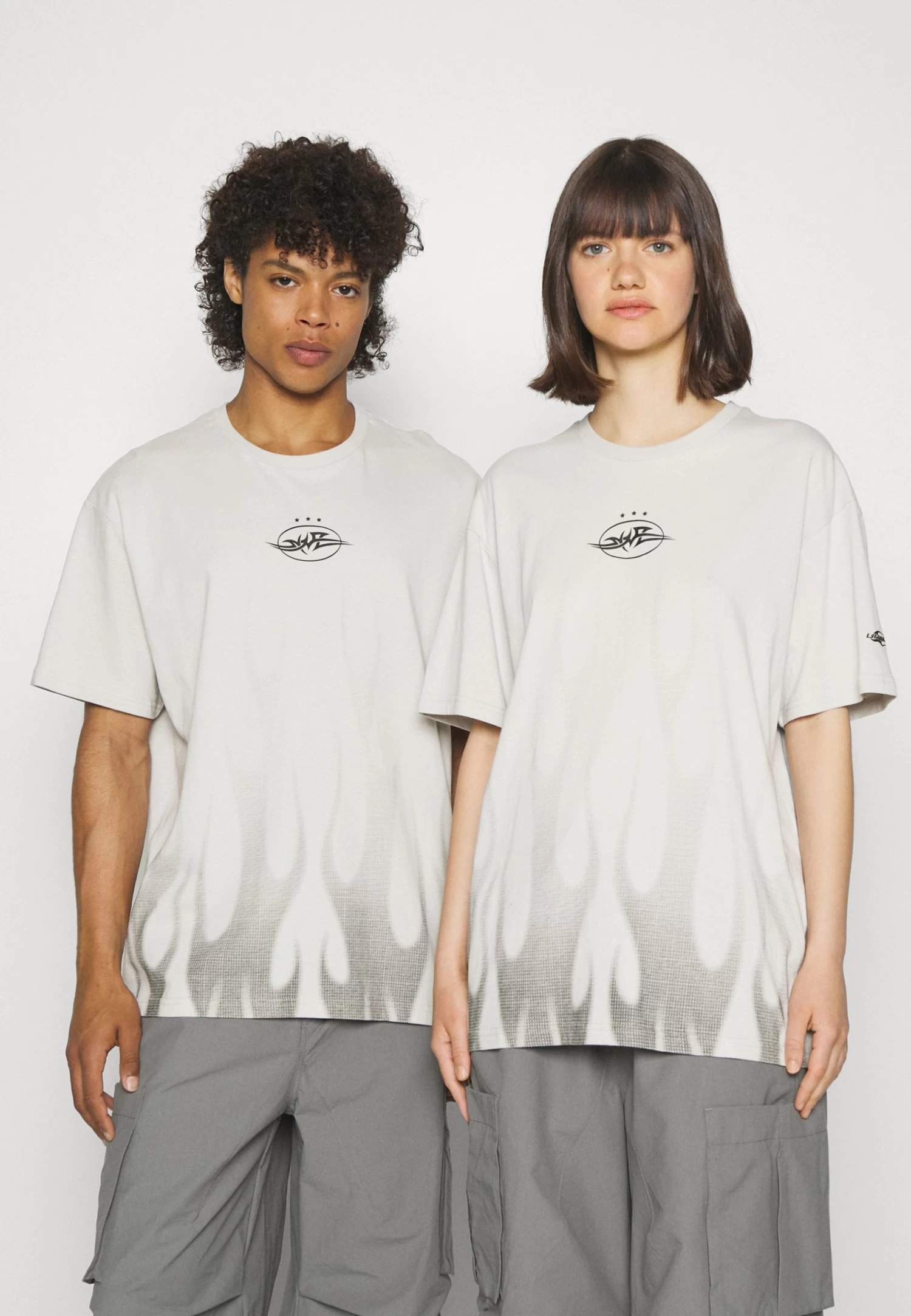 YOURTURN Unisex - T-Shirt Print - Light Grey 1 YOURTURN Unisex - T-Shirt Print - Light Grey