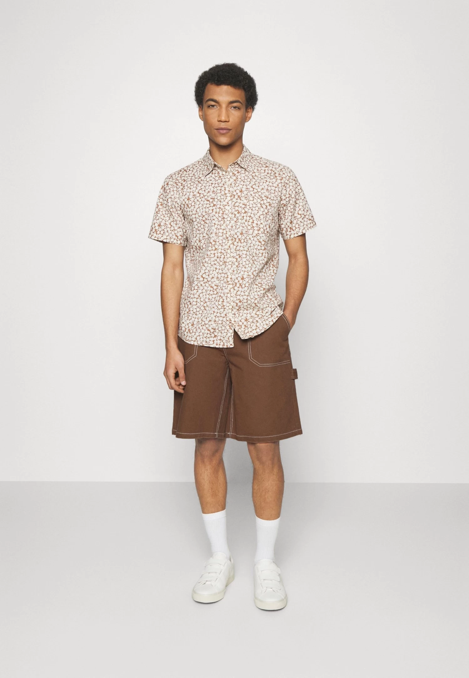 YOURTURN Unisex - Jeansshort - Brown 2 YOURTURN Unisex - Jeansshort - Brown - Afbeelding 2