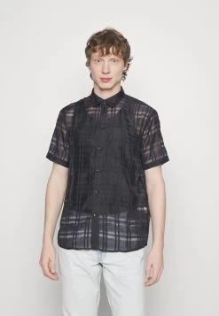 YOURTURN Mesh Shirt - Overhemd - Black