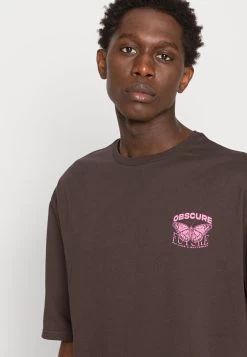 YOURTURN Nostalgia Future Tee Unisex - T-Shirt Print - Brown -Yourturn c005d8a45c934be4a730896b82b831be