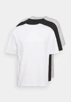 YOURTURN 3Pack Unisex - T-Shirt Basic - Black/Light Grey/White -Yourturn c411850a0b8a439bac75b0aaae65510a