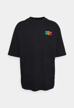 YOURTURN Graphic Tee With Foil Ticket Unisex - T-Shirt Print - Black