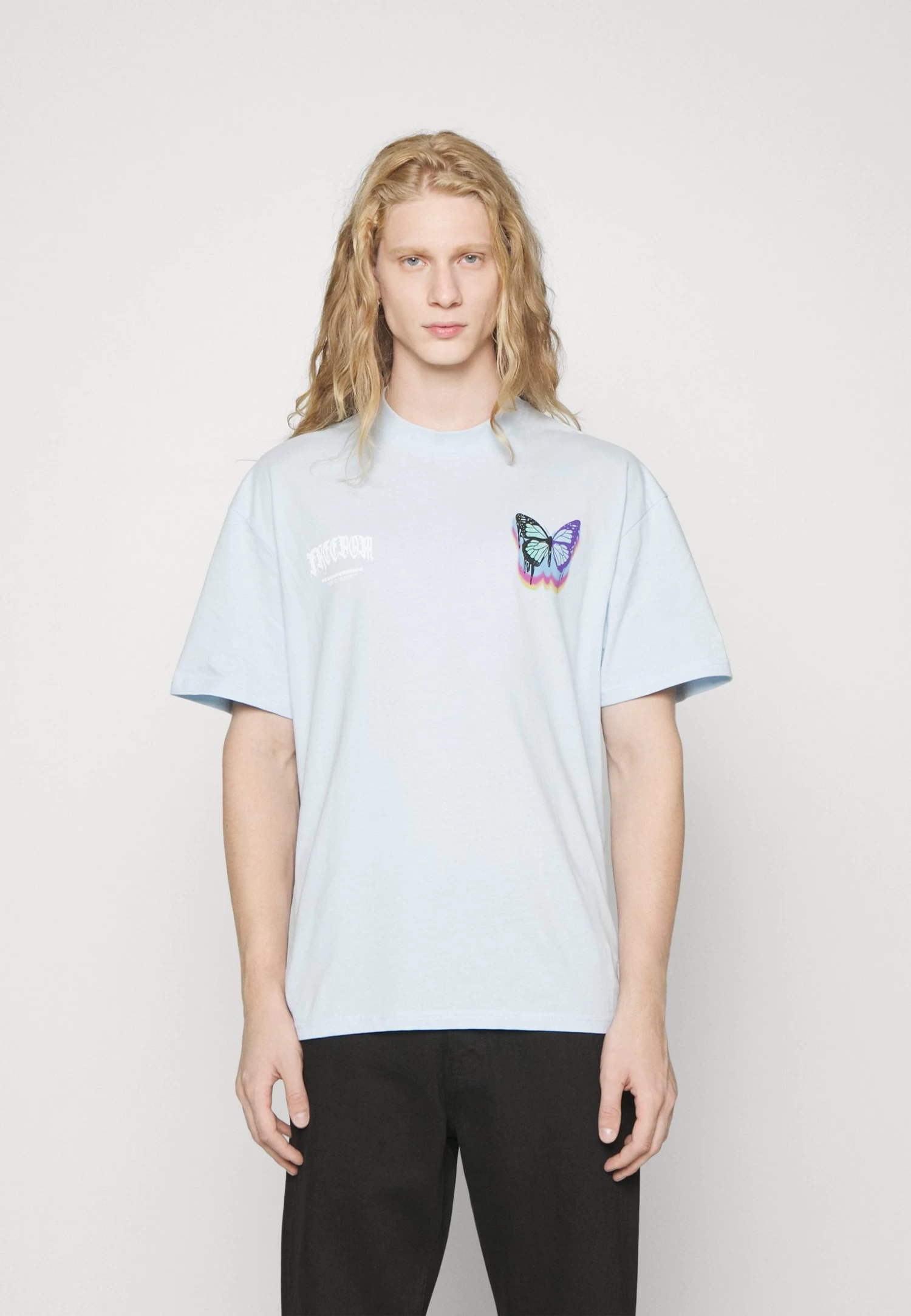 YOURTURN Unisex - T-Shirt Print - Light Blue 3 YOURTURN Unisex - T-Shirt Print - Light Blue - Afbeelding 3