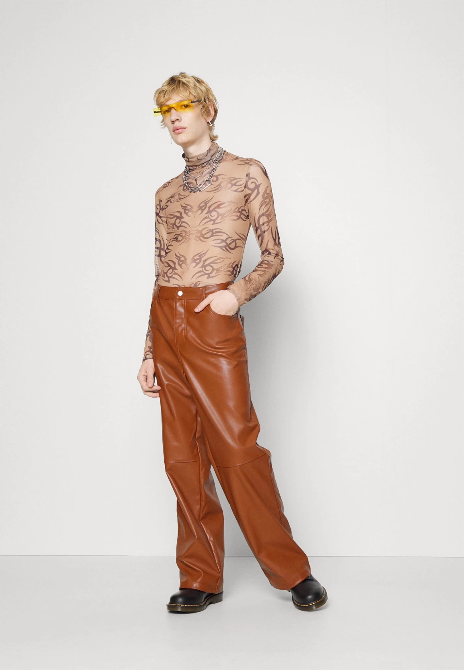 Phluid Project X Yourturn Unisex - Broek - Brown 2 Phluid Project X Yourturn Unisex - Broek - Brown - Afbeelding 2