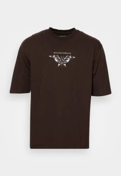 YOURTURN Unisex - T-Shirt Print -Dark Brown -Yourturn ca18b6151bd04a5da1b9ef06da836250