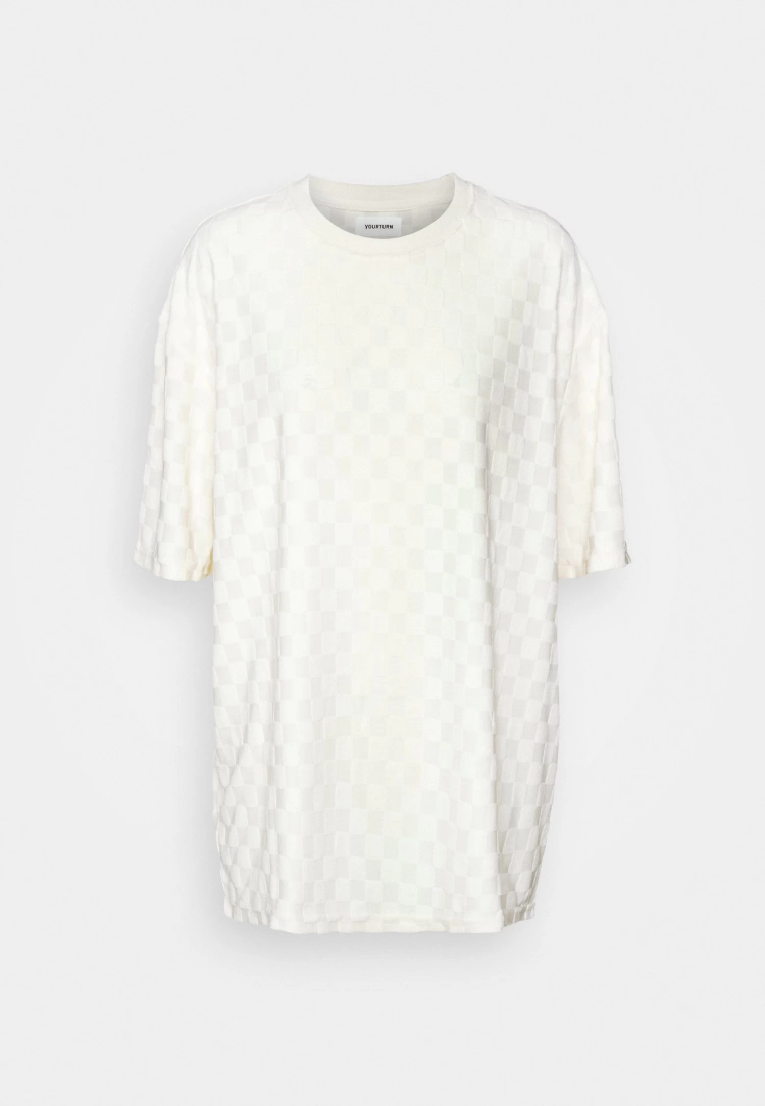 YOURTURN Unisex - T-Shirt Print - Off-White 5 YOURTURN Unisex - T-Shirt Print - Off-White - Afbeelding 5