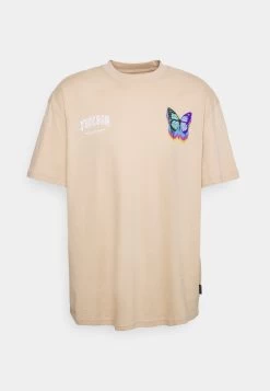 YOURTURN Unisex - T-Shirt Print - Tan