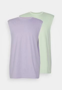YOURTURN Unisex 2 Pack - Top - Lilac/Light Green -Yourturn d2e0315a2c7747039305747e997ed191
