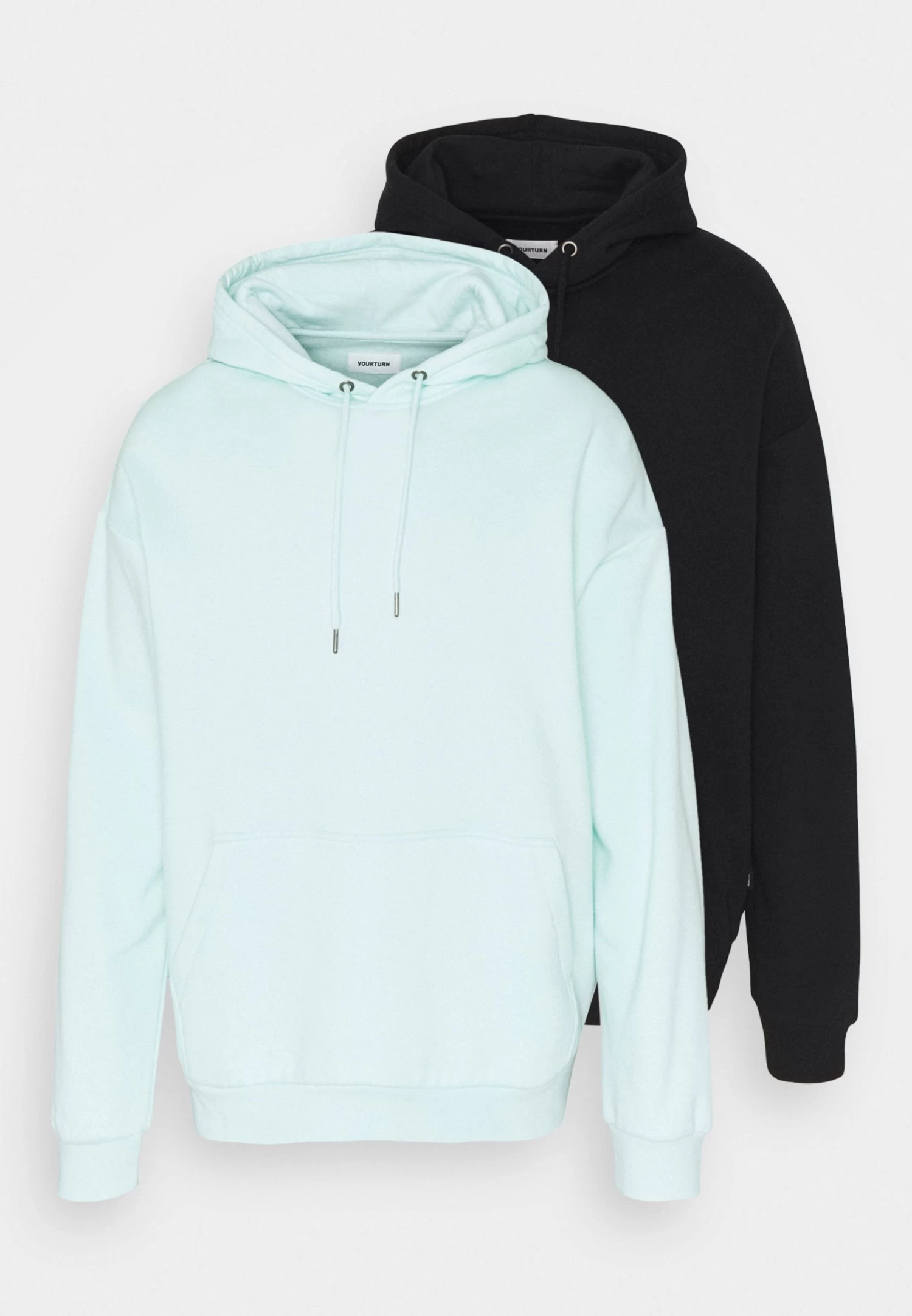 YOURTURN 2 Pack Unisex - Hoodie - Black/Mint 7 YOURTURN 2 Pack Unisex - Hoodie - Black/Mint - Afbeelding 7