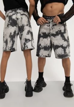 YOURTURN Unisex - Jeansshort - Black Denim