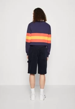 YOURTURN Wide Fit Carpenter Corduroy Unisex - Shorts - Dark Blue -Yourturn dd4659753b054932afba79d13b980f60