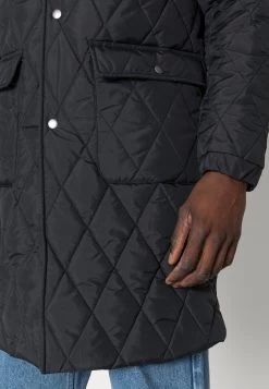 YOURTURN Coat Unisex - Halflange Jas - Black -Yourturn deb1b7acd77f4fca98e071b246799471