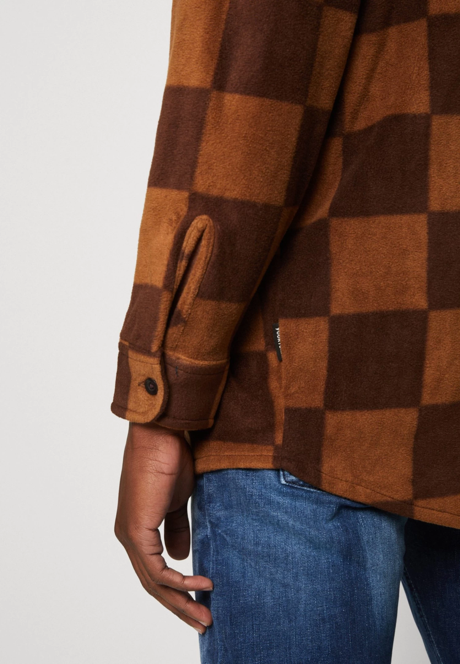 YOURTURN Unisex - Overhemdblouse - Brown 6 YOURTURN Unisex - Overhemdblouse - Brown - Afbeelding 6