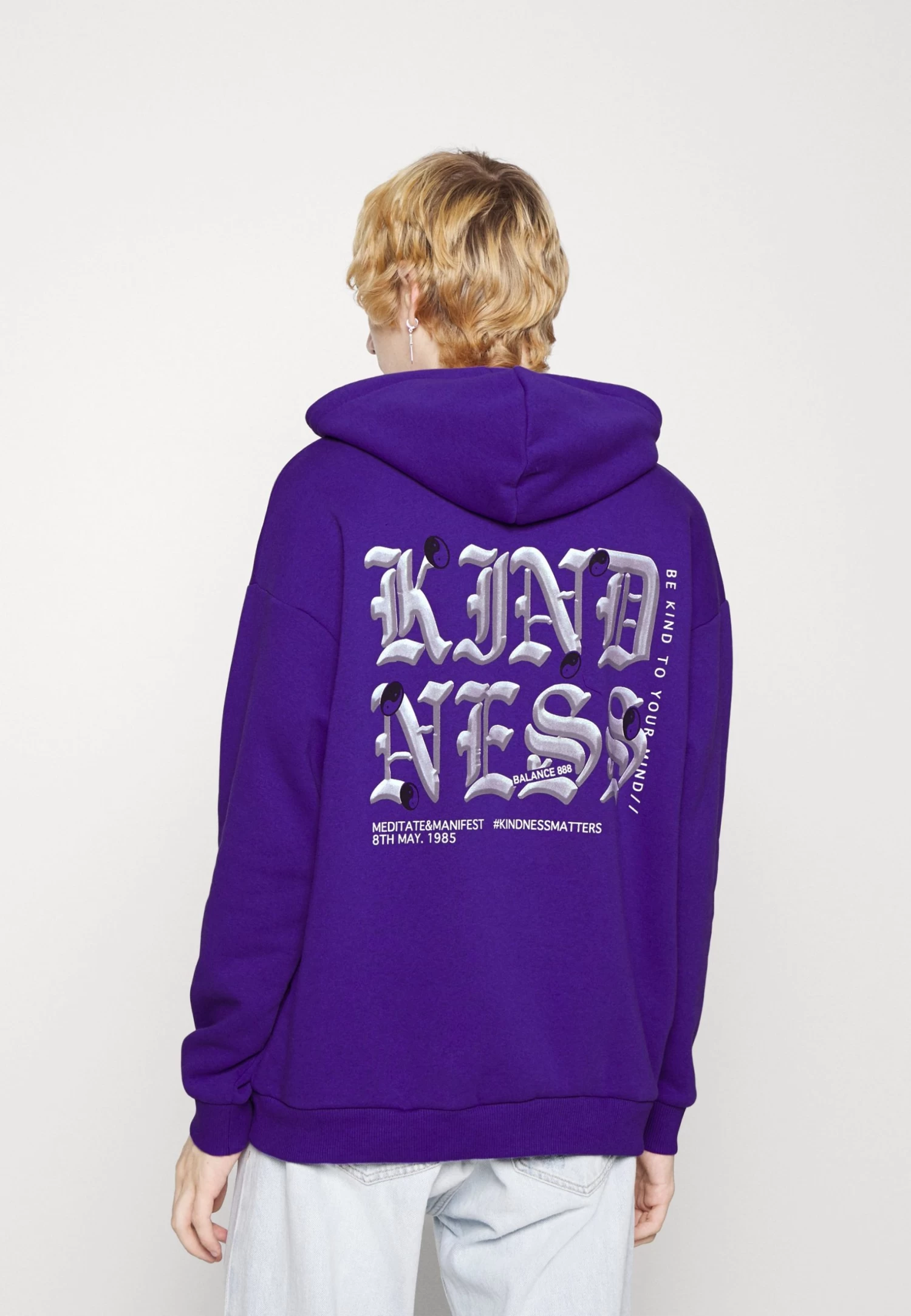 YOURTURN Kindness Hoodie - Sweater - Purple 1 YOURTURN Kindness Hoodie - Sweater - Purple
