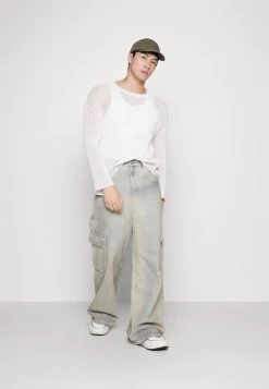 YOURTURN Unisex - Relaxed Fit Jeans - Light Blue Denim -Yourturn f7f7c383f80448fa97d368d17c642181