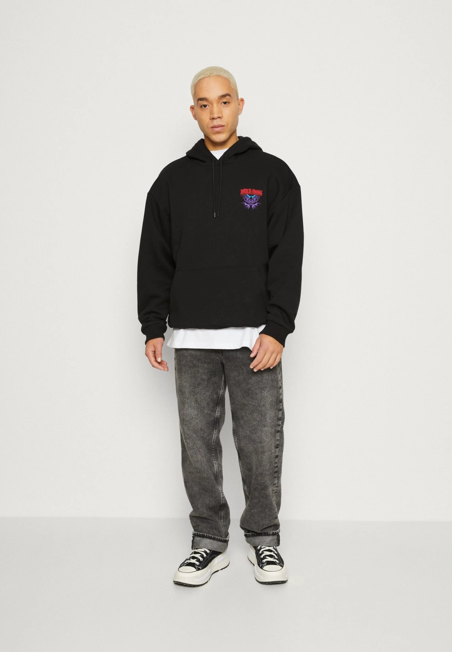 YOURTURN Darkness But- Sweater - Black 2 YOURTURN Darkness But- Sweater - Black - Afbeelding 2