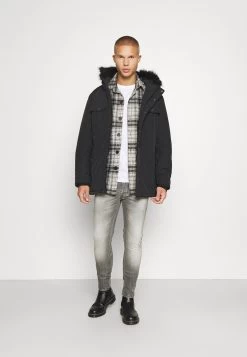 YOURTURN 3Pack Unisex - T-Shirt Basic - Black/Light Grey/White